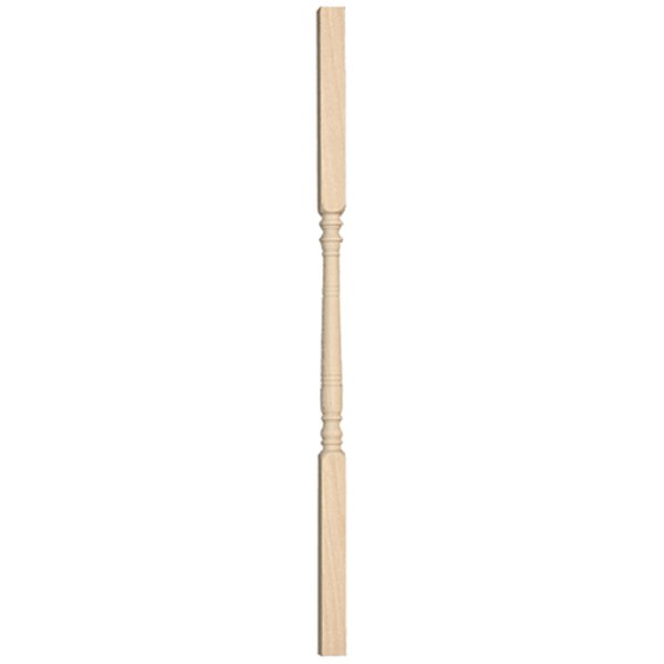 HWH7030 0.5 in. Scale Veranda Corner Post for Dollhouse Miniature