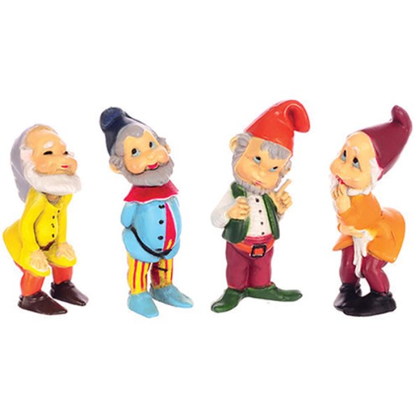 AZG1502 3 in. Gnomes for Dollhouse Miniature, Assorted Poses
