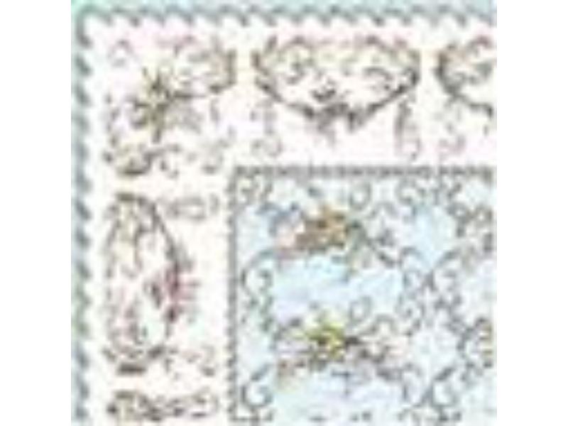 BPRG117 St. Eliz Rug for Dollhouse Miniatures, Blue