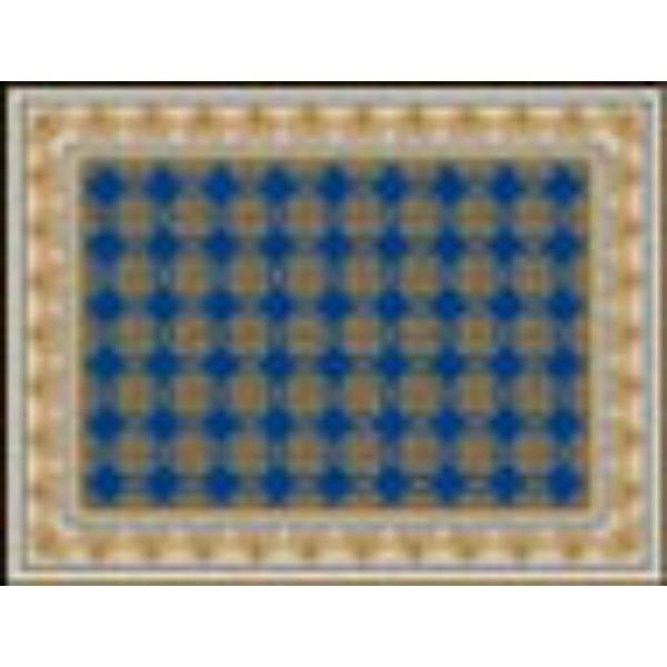 BPRG471 1.5 x 2 in. Midnight Rug for Dollhouse Miniature