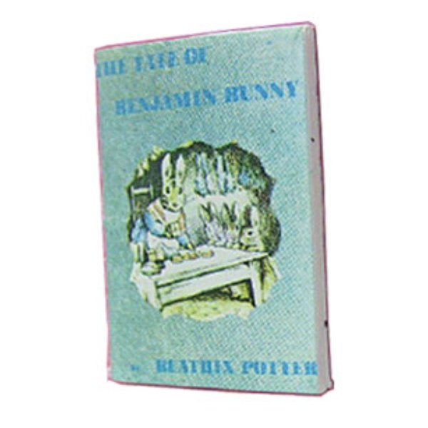 CAR1319 Benjamin Bunny Readable Book for Dollhouse Miniature