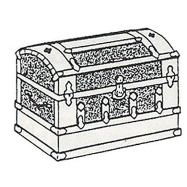 CATS26 White Victorian Bridal Trunk Kit for Dollhouse Miniature