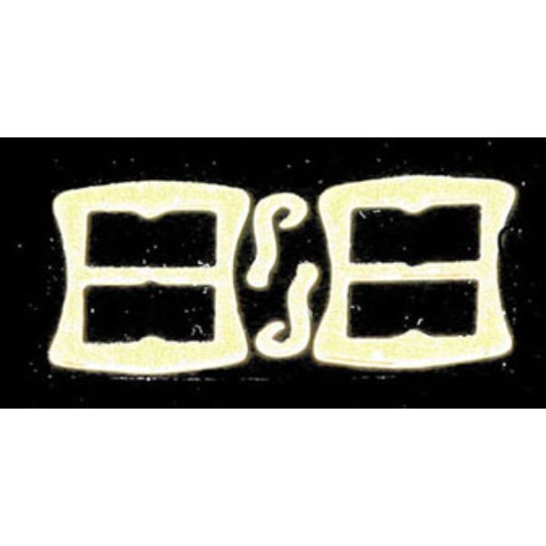 CATT15 Rectangle Buckles for Dollhouse Miniatures - 2 Piece