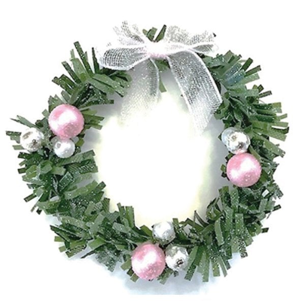 CLD6024 Victorian Christmas Wreath for Dollhouse Miniature