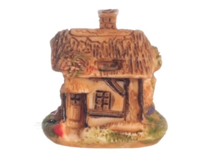 FCA4327 0.5 in. Scale Cottage for Dollhouse Miniatures