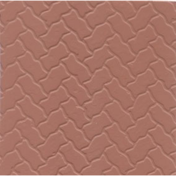 MBINTH12RB 14 x 24 in. Red Brick Pattern Sheet Paving Stones