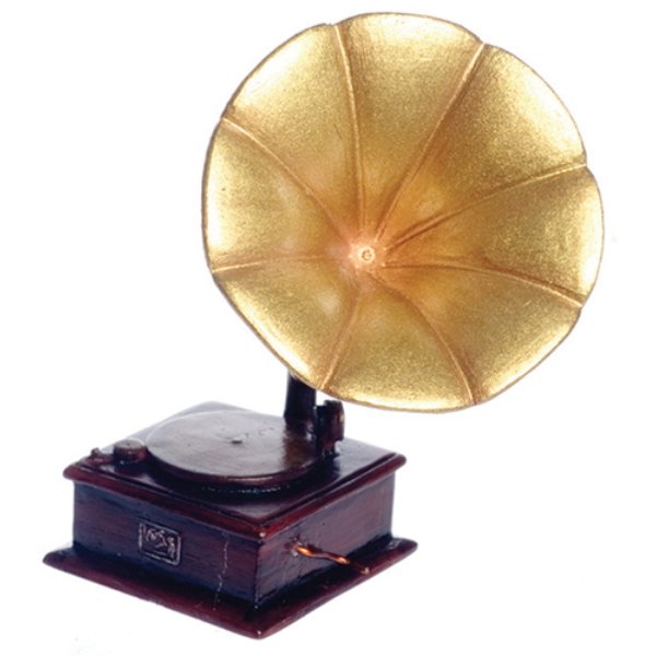 AZT8532 Gramophone for Dollhouse Miniature