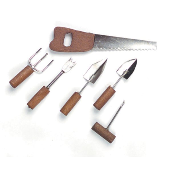 AZZ1760 Garden Tool Set for Dollhouse Miniature - 5 Piece