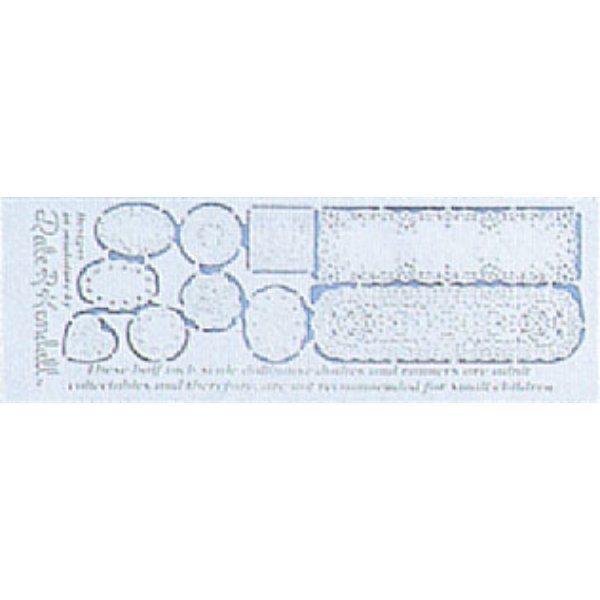 JKM500 Doilies & Runners for Dollhouse Miniature - 0.5 in.