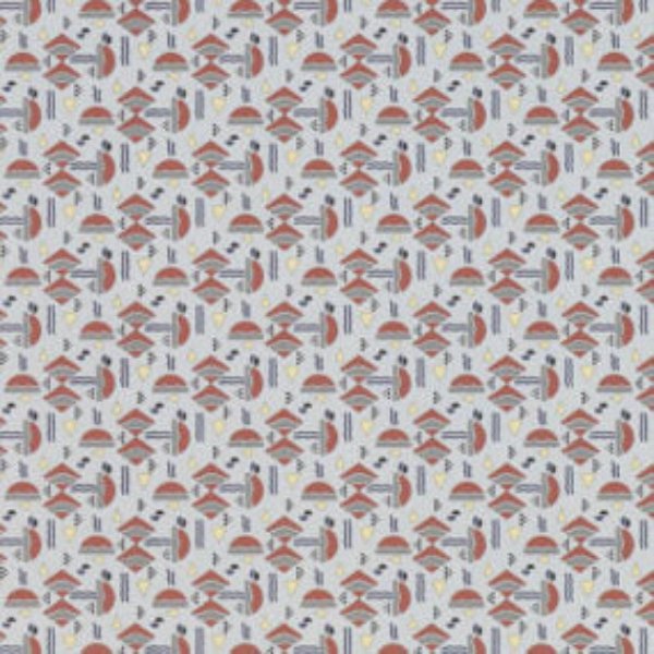 JM97 Art Deco Wallpaper for Dollhouse Miniature - Odeon - 3 Piece
