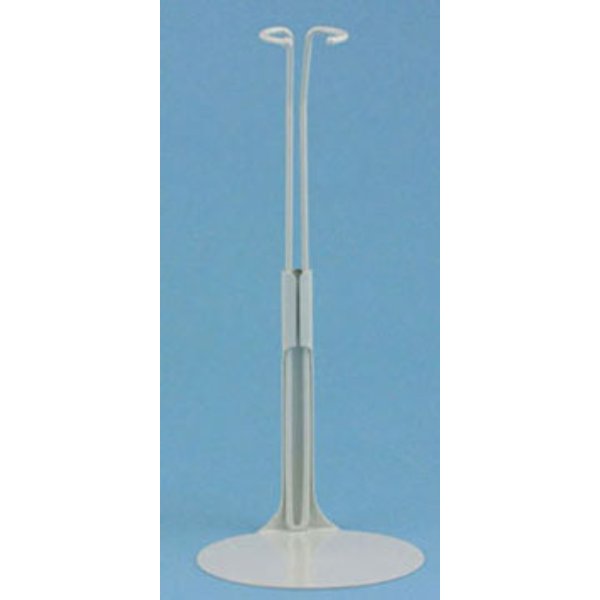 KMF2201 Barbie Doll Stand for Dollhouse Miniature - White