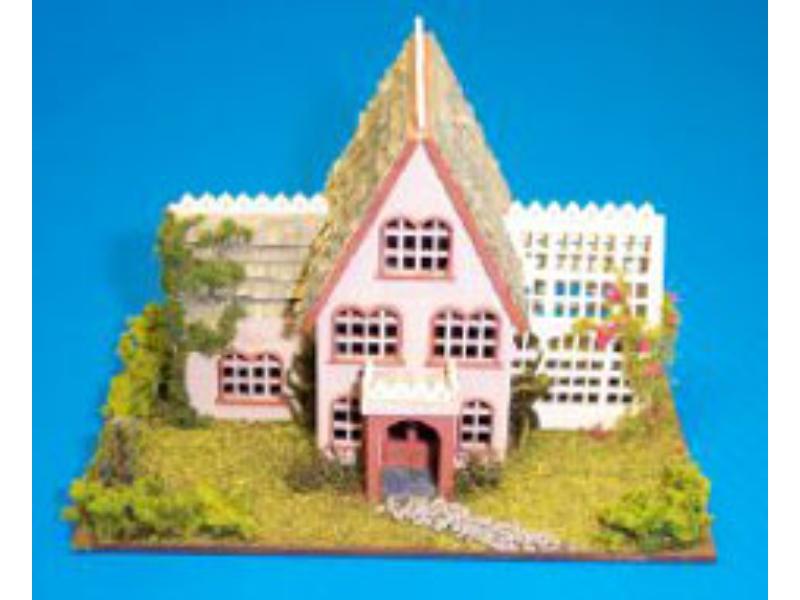 LT840 Hampton House Kit for Dollhouse Miniatures