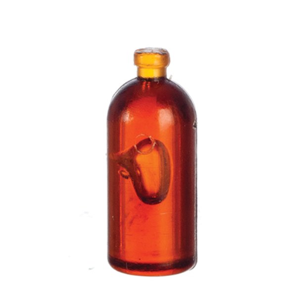 FR80308 Large Vinegar Jar for Dollhouse Miniature - Brown - 12 Piece