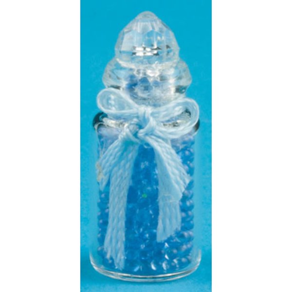 HR52023B Bubble Bath Beads for Dollhouse Miniature, Blue