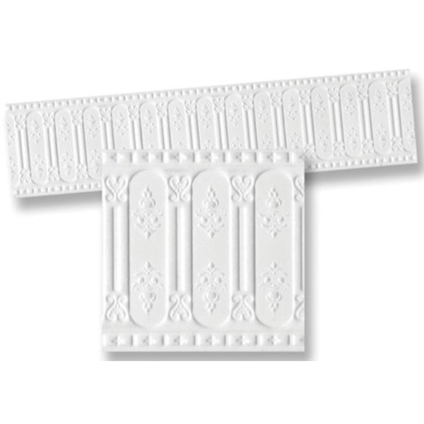 WM34940 Decorative Wainscot Wall Panels for Dollhouse Miniature