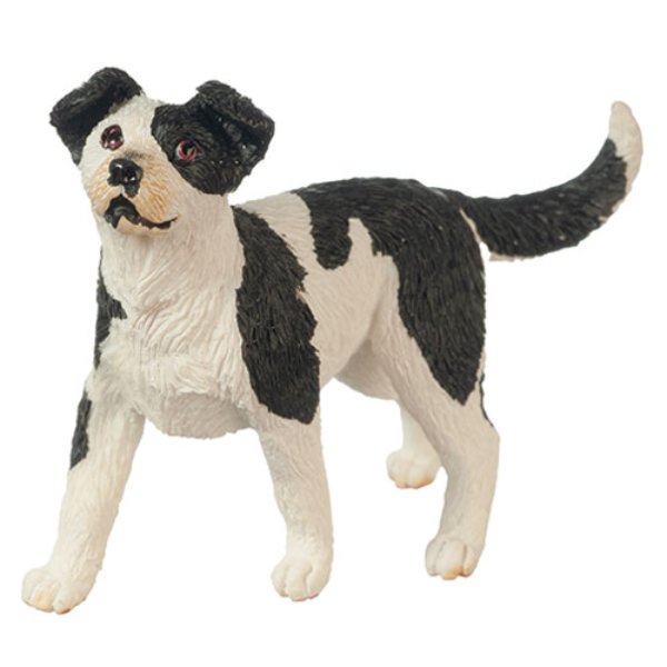 AZA6040 Mixed Breed for Dollhouse Miniature - Black & White