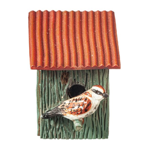 AZA6052 Birdhouse for Dollhouse Miniature