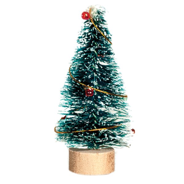 AZB0228 1.5 in. Trees with Snow for Dollhouse Miniature - 12 Piece