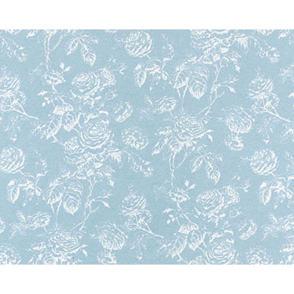 MG121D24 Tiffany Reverse Wallpaper for Dollhouse Miniature - Light Blue - 3 Piece