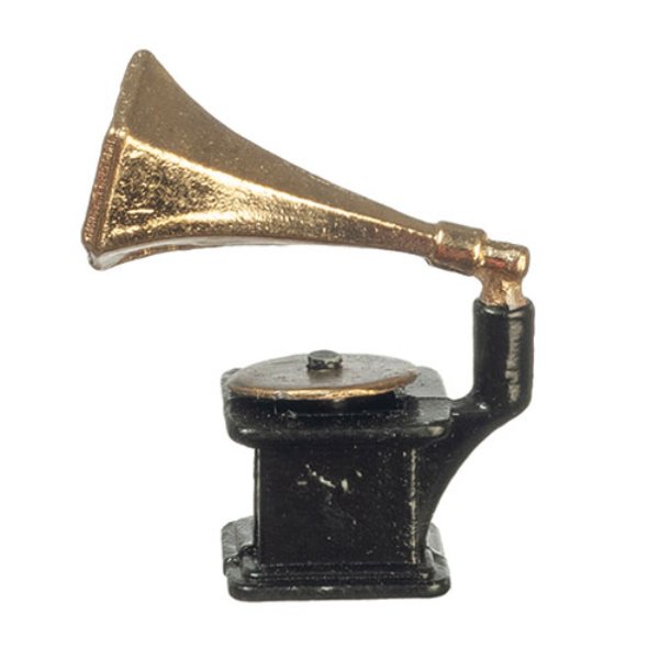 AZC1106 1.5 in. Gramophone for Dollhouse Miniature