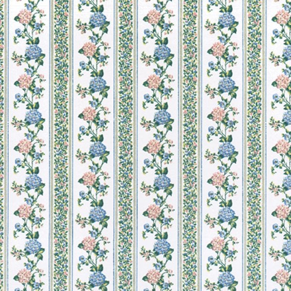 MG206D2 Wallpaper for Dollhouse Miniature - Kismet Stripe Pink - 3 Piece