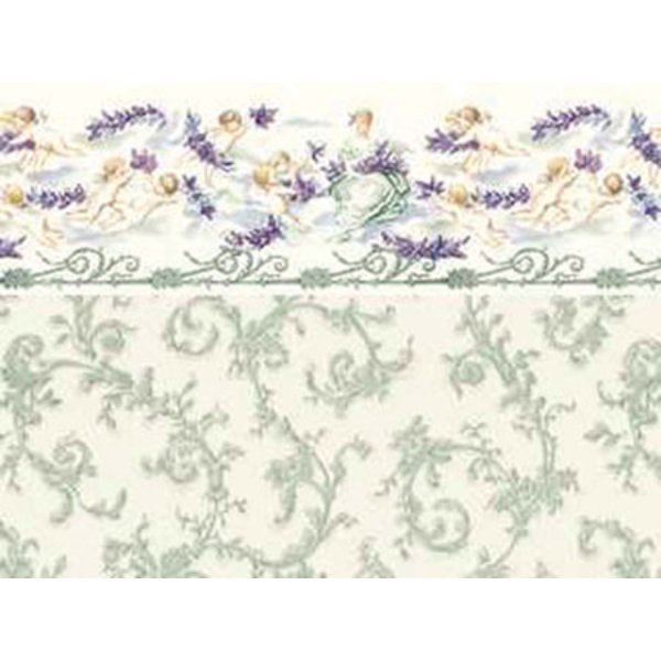 MG212D24 Symphony Wallpaper for Dollhouse Miniature - Seafoam - 3 Piece