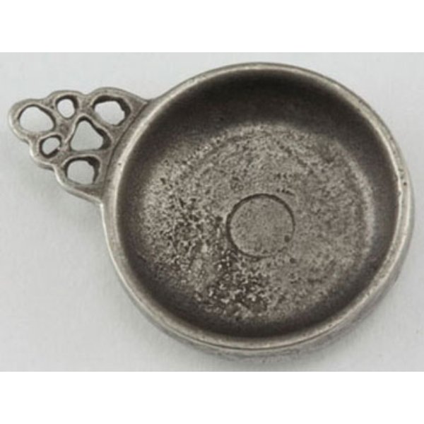 OLDG123 Porringer for Dollhouse Miniature - Pewter
