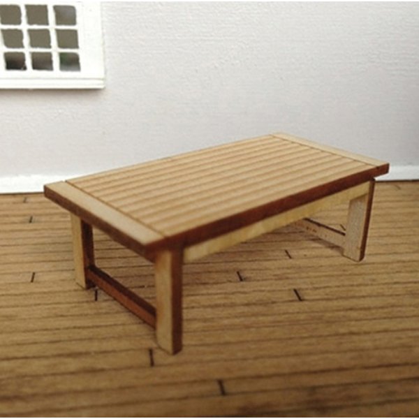 SSLTB003 Cape May Rectangular Table Kit for Dollhouse Miniature - 1-48 Scale