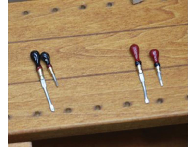 STT806 English Style Screwdriver Set for Dollhouse Miniature - 2 Piece