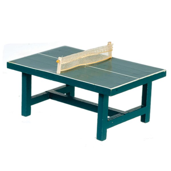 AZGBM65 Toy Ping Pong Table Set for Dollhouse Miniatures