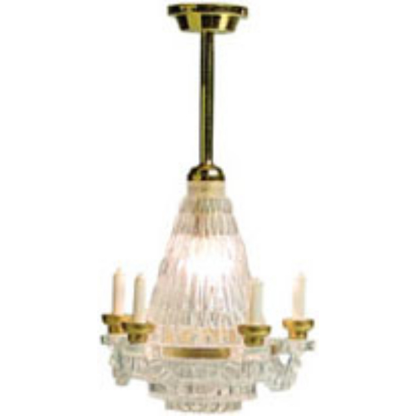 HW2754 1-12 Scale Replaceable Bulb Chandelier
