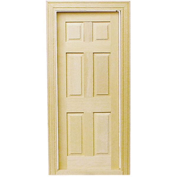 HWH6007 3.5 x 1.5 x 0.313 in. 1-2 Scale 6-Panel Door