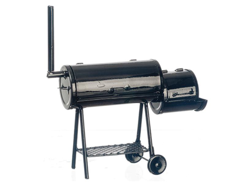 AZEIWF563 Texas Smoker for Dollhouse Miniatures, Black