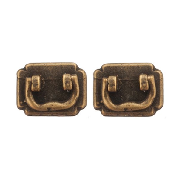 AZS3014 A.B Trunk Drop Handles for Dollhouse Miniature - 2 Piece