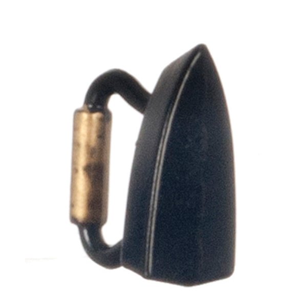AZG8065 Small Black Iron for Dollhouse Miniature