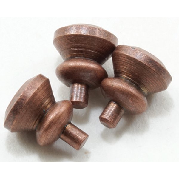 CLA05534 Round Knobs for Dollhouse Miniature - Oil Rubbed Bronze - Pack of 6