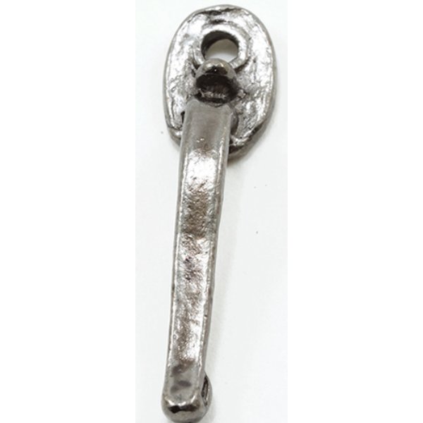 CLA05604 Door Handle for Dollhouse Miniature - Pewter