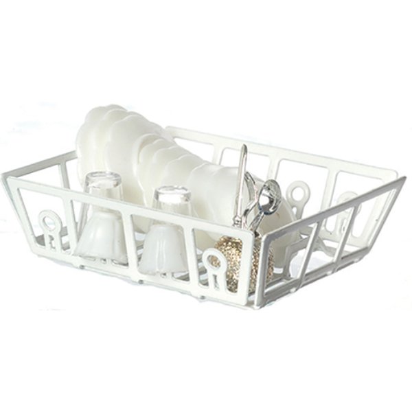 FR56012 Filled Dish Drainer for Dollhouse Miniature