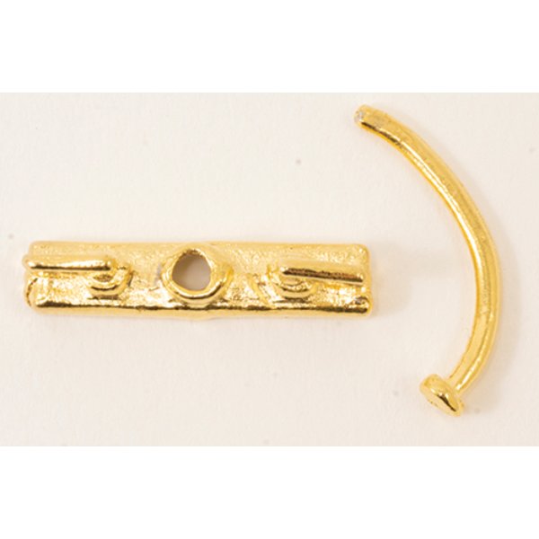 CLA05705 Kitchen Faucet for Dollhouse Miniature - Brass
