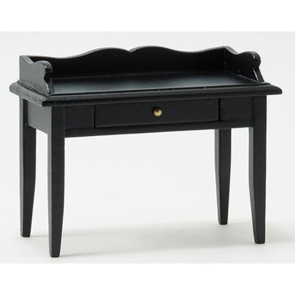 CLA10018 Desk for Dollhouse Miniature - Black