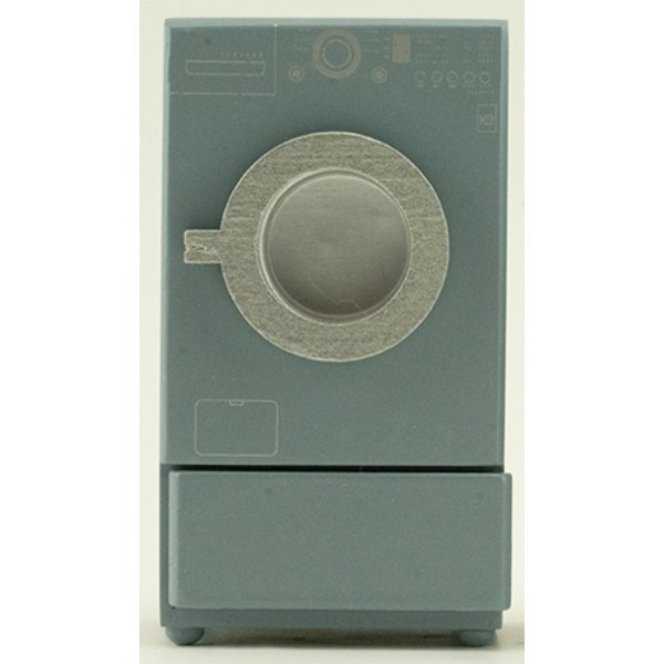 CLA12014 Modern Front Load Washer for Dollhouse Miniature - Granite Gray