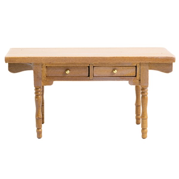 CLA12039 Driftwood Vermont Table for Dollhouse Miniature