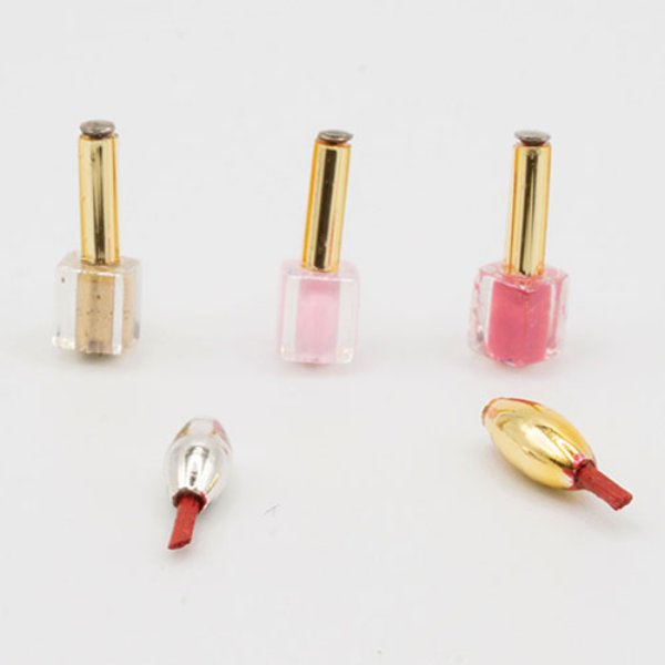 IM65013 Lipstick & Fingernail Polish for Dollhouse Miniature