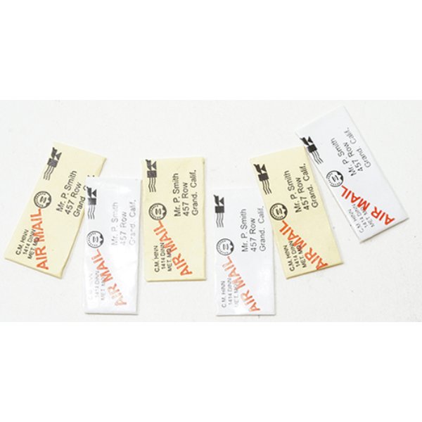 IM65204 Letters for Dollhouse Miniature - Pack of 6