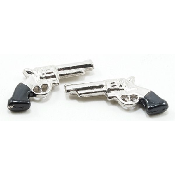 IM65387 Pistols for Dollhouse Miniature - 2 Piece