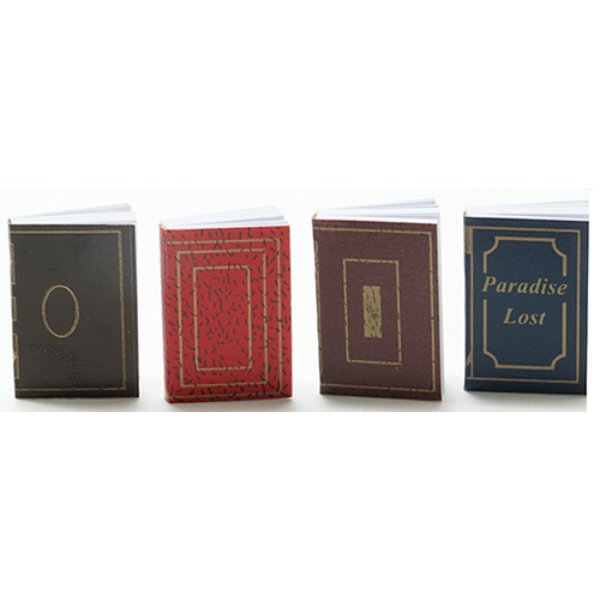 IM65409 Book Set for Dollhouse Miniature - 4 Piece
