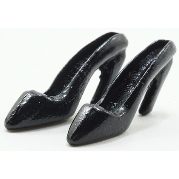 IM65546 High Heels for Dollhouse Miniature - Black