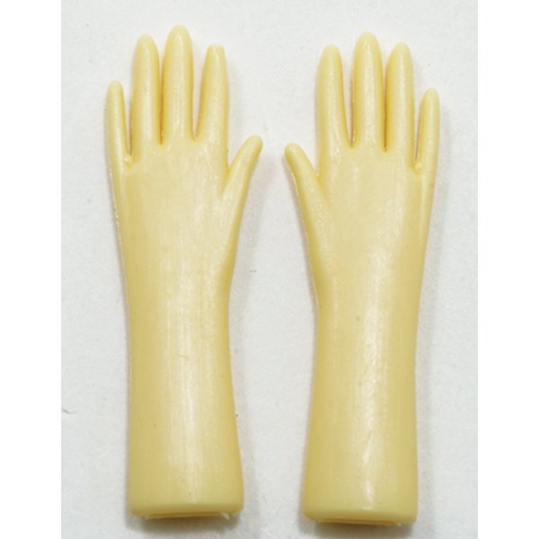IM65607 Yellow Rubber Gloves for Dollhouse Miniature