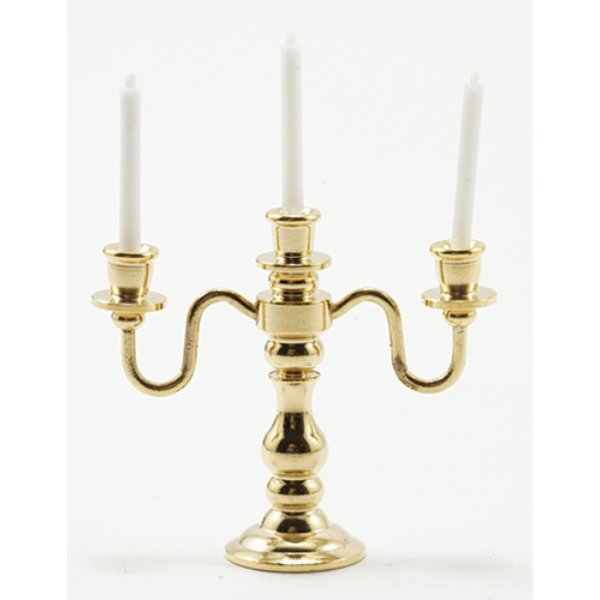 IM66105 3-Arm Candelabra for Dollhouse Miniature