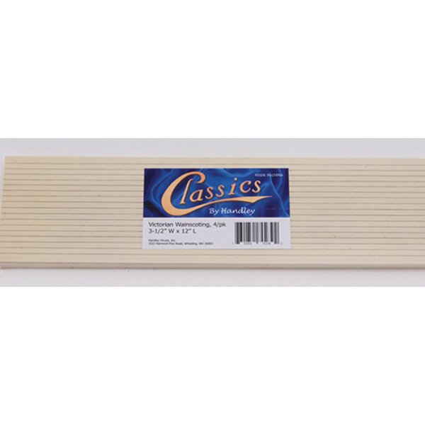 CLA70239 Wainscoting for Dollhouse Miniature - Pack of 4